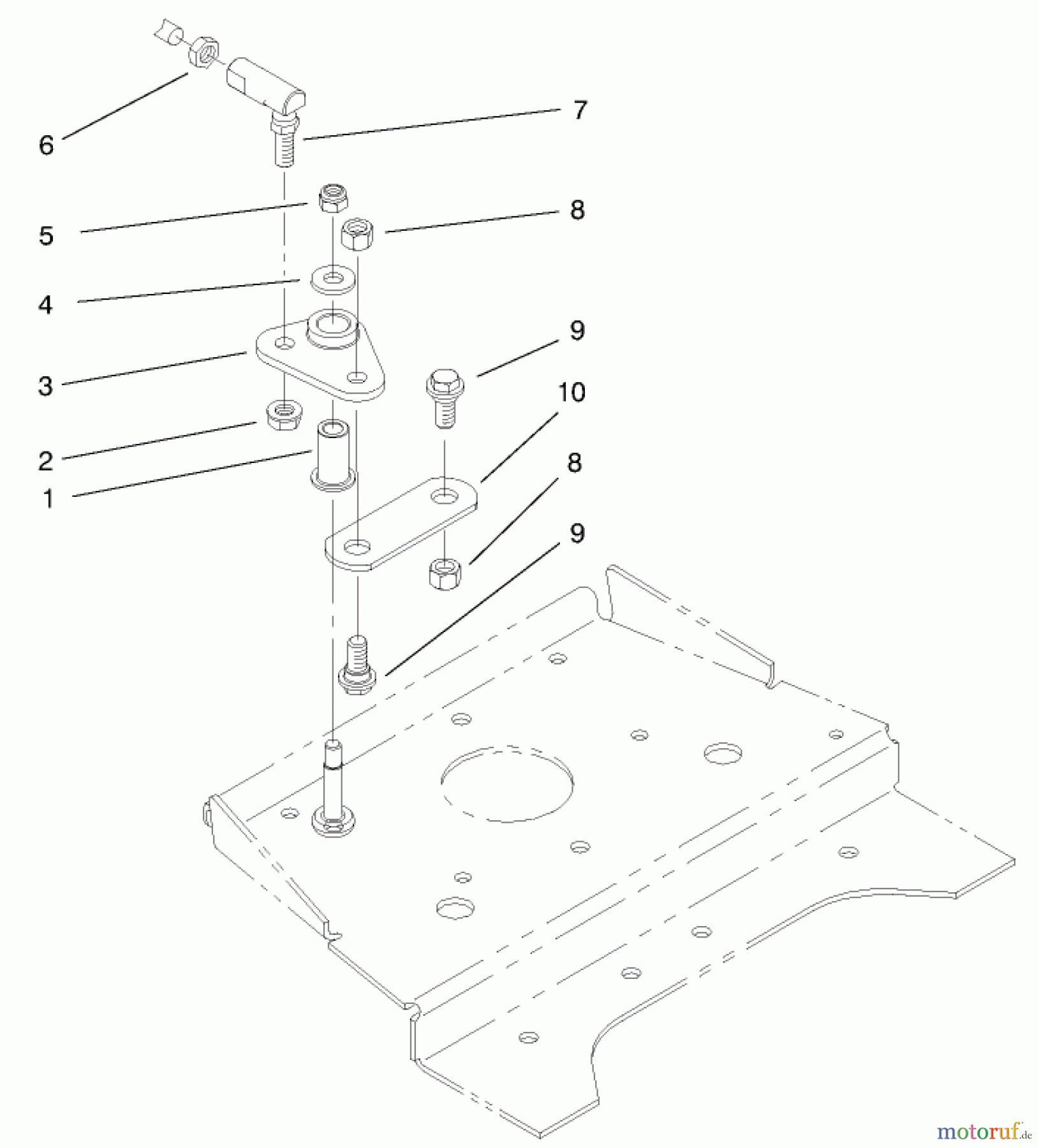  Toro Neu Mowers, Lawn & Garden Tractor Seite 1 73590 (523Dxi) - Toro 523Dxi Garden Tractor, 1999 (9900001-9999999) SMART TURN FRONT ASSEMBLY