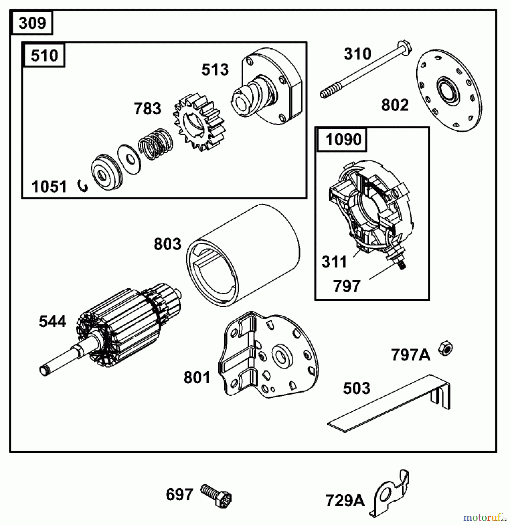  Toro Neu Mowers, Lawn & Garden Tractor Seite 1 74570 (170-DH) - Toro 170-DH Lawn Tractor, 2000 (200000001-200999999) ENGINE BRIGGS & STRATTON MODEL 311777-0151-E1 #9