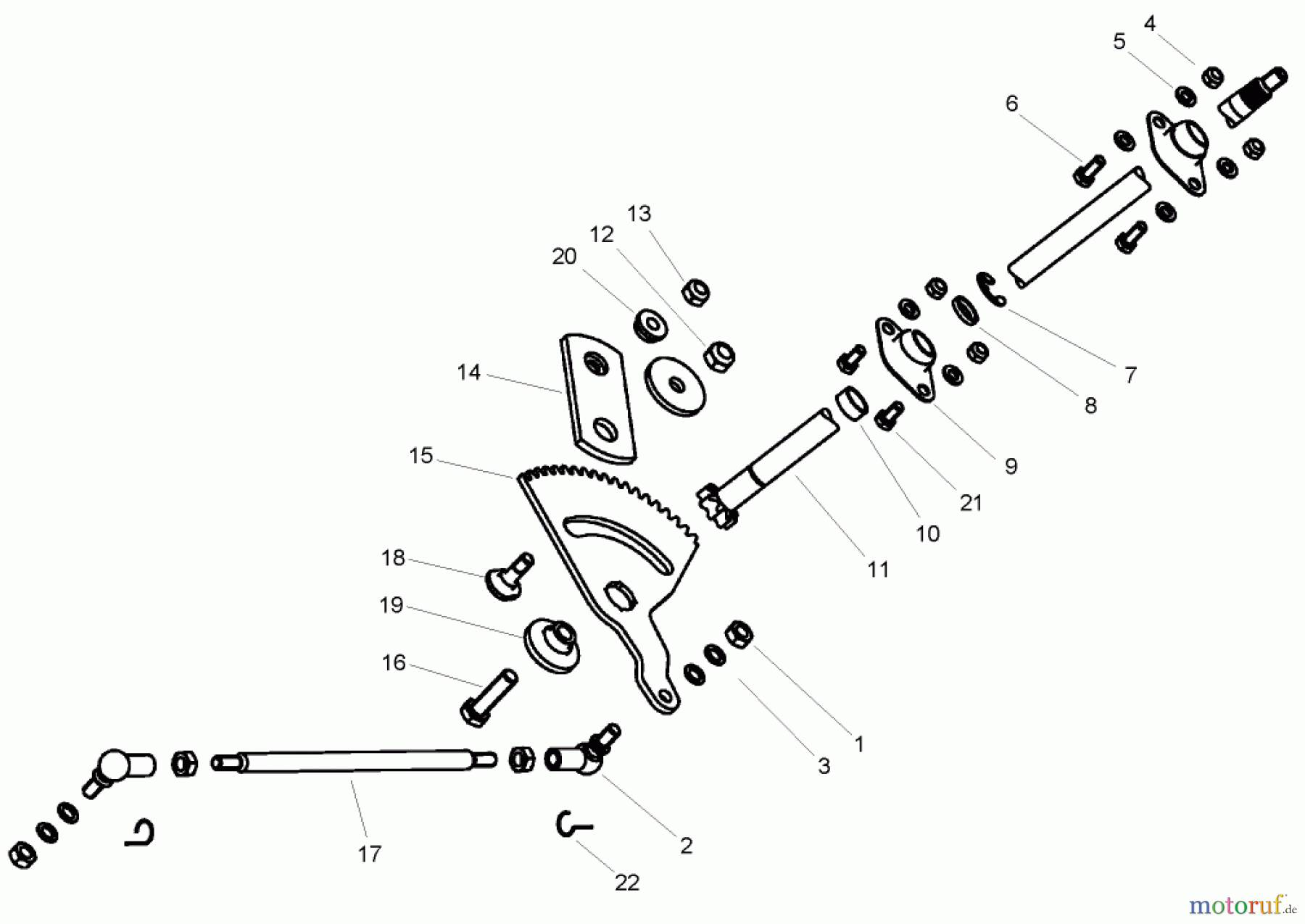  Toro Neu Mowers, Lawn & Garden Tractor Seite 1 74571 (150-DH) - Toro 150-DH Lawn Tractor, 2004 (240000001-240999999) STEERING ASSEMBLY