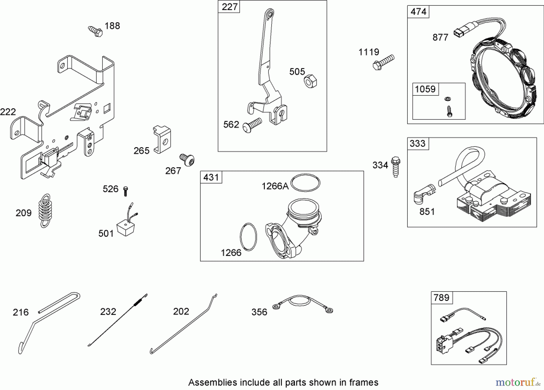 Toro Neu Mowers, Lawn & Garden Tractor Seite 1 74573 (DH 200) - Toro DH 200 Lawn Tractor, 2007 (270000001-270999999) GOVERNOR ASSEMBLY BRIGGS AND STRATTON MODEL 31A607-0117-E1