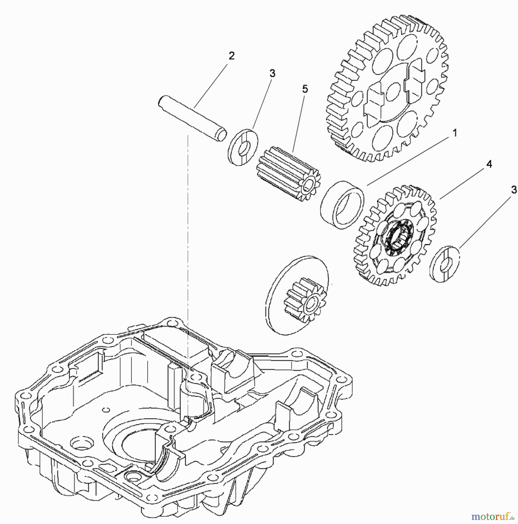  Toro Neu Mowers, Lawn & Garden Tractor Seite 1 74585 (DH 210) - Toro DH 210 Lawn Tractor, 2012 (SN 312000001-312999999) FINAL PINION ASSEMBLY TRANSMISSION ASSEMBLY NO. 114-3155