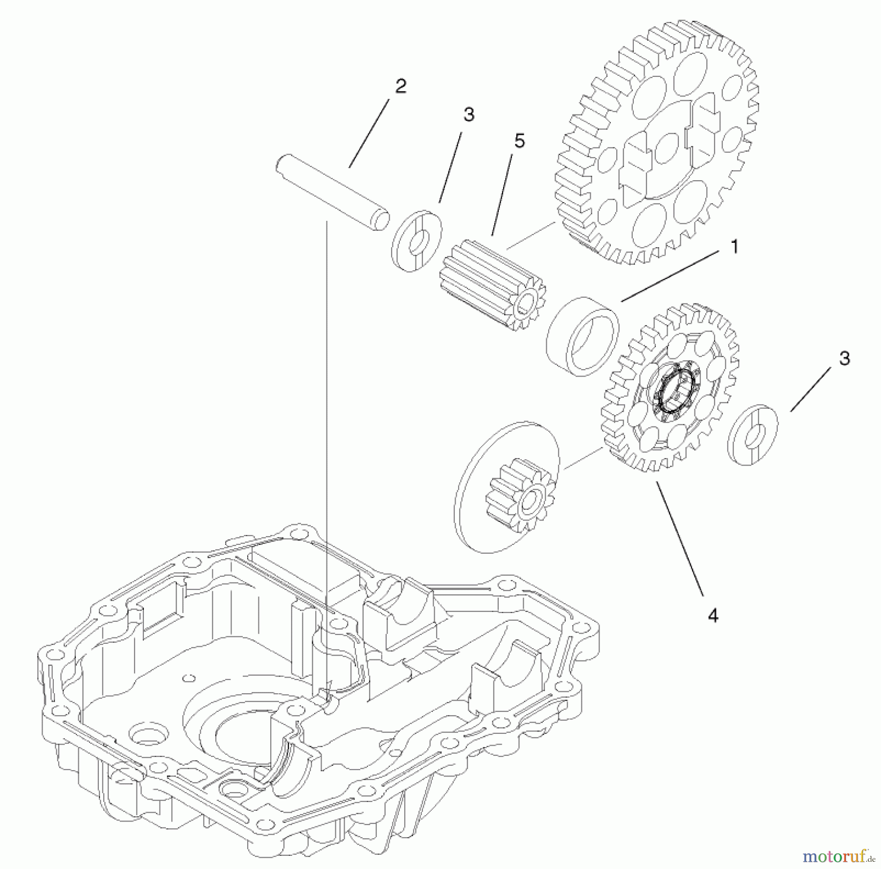  Toro Neu Mowers, Lawn & Garden Tractor Seite 1 74590 (190-DH) - Toro 190-DH Lawn Tractor, 2001 (210000001-210999999) FINAL PINION ASSEMBLY