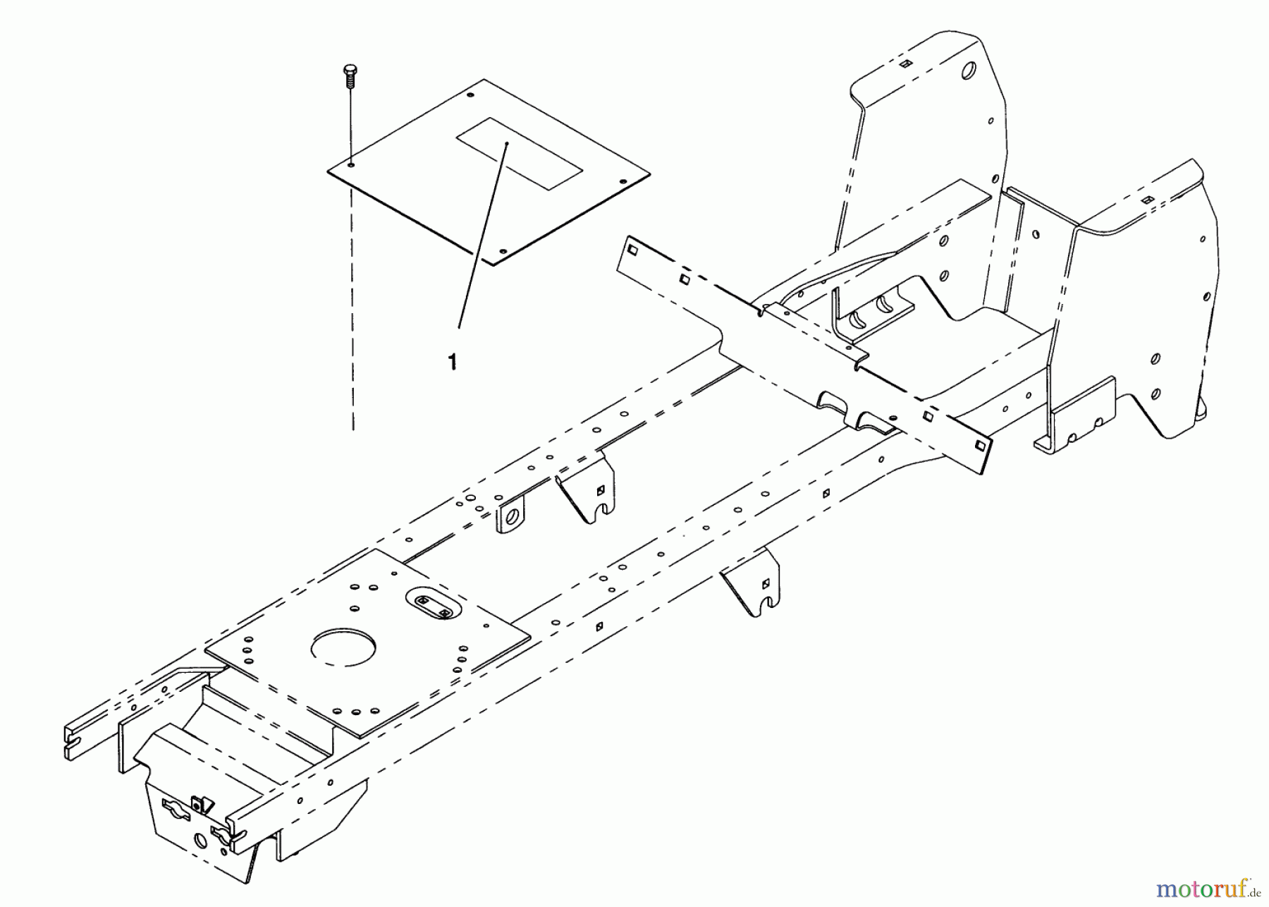  Toro Neu Accessories, Mower 93-9251 - Toro CE Kit For Model 72063 FOOTREST PLATE ASSEMBLY