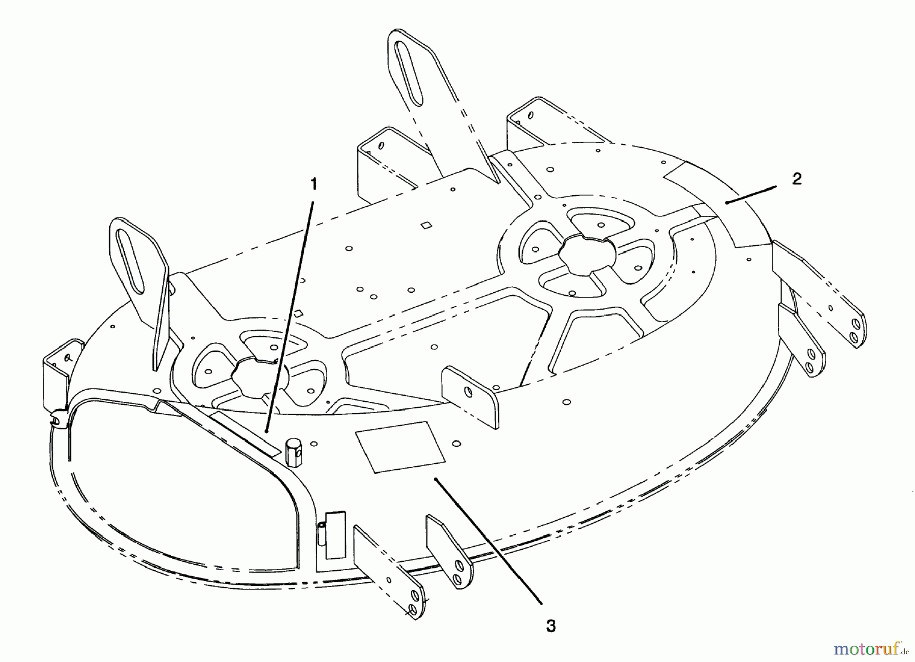  Toro Neu Accessories, Mower 93-9253 - Toro CE Kit For Model 78216 DECK ASSEMBLY