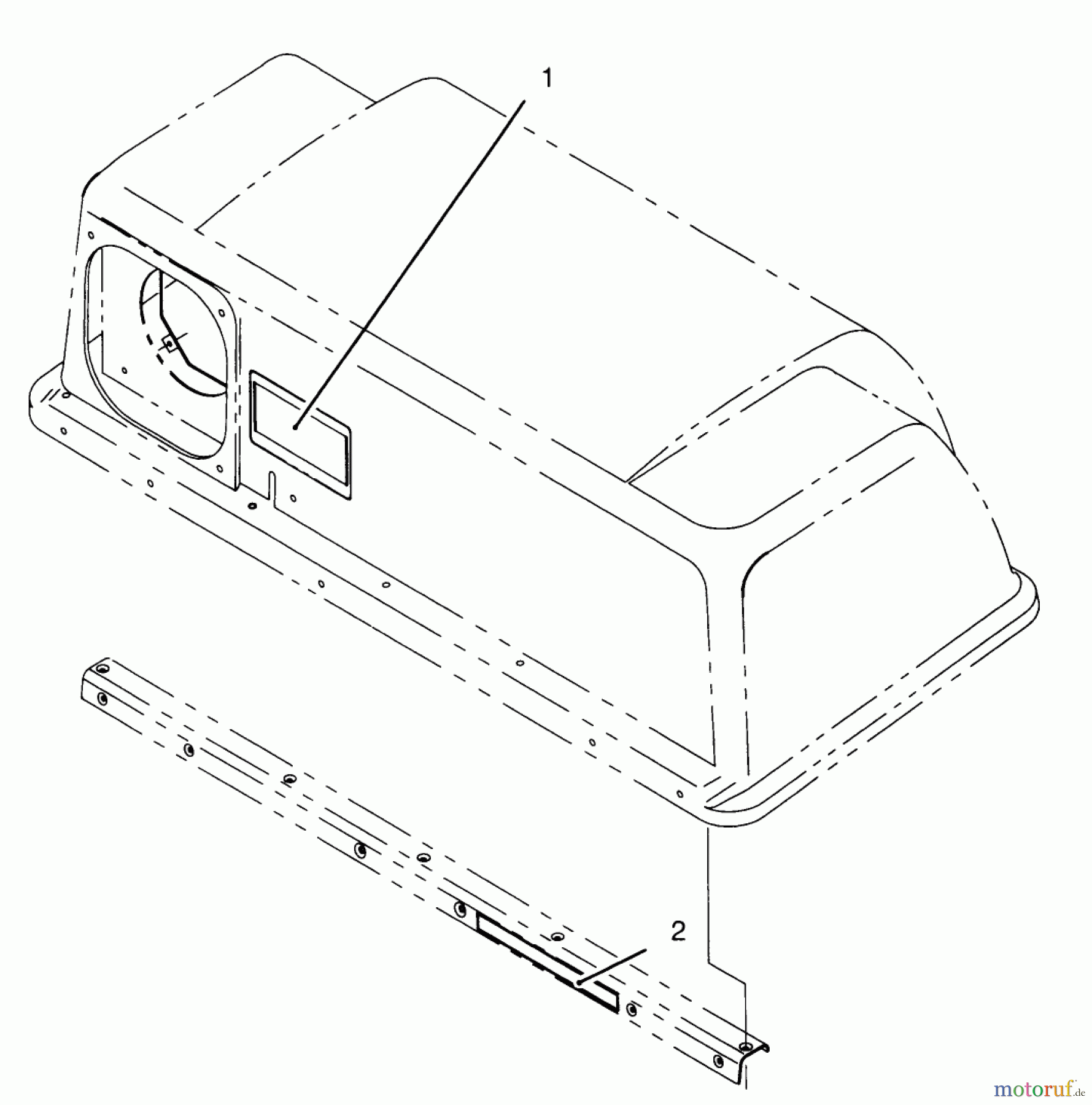 Toro Neu Accessories, Mower 93-9267 - Toro CE Kit For Model 79301 BAG TOP ASSEMBLY