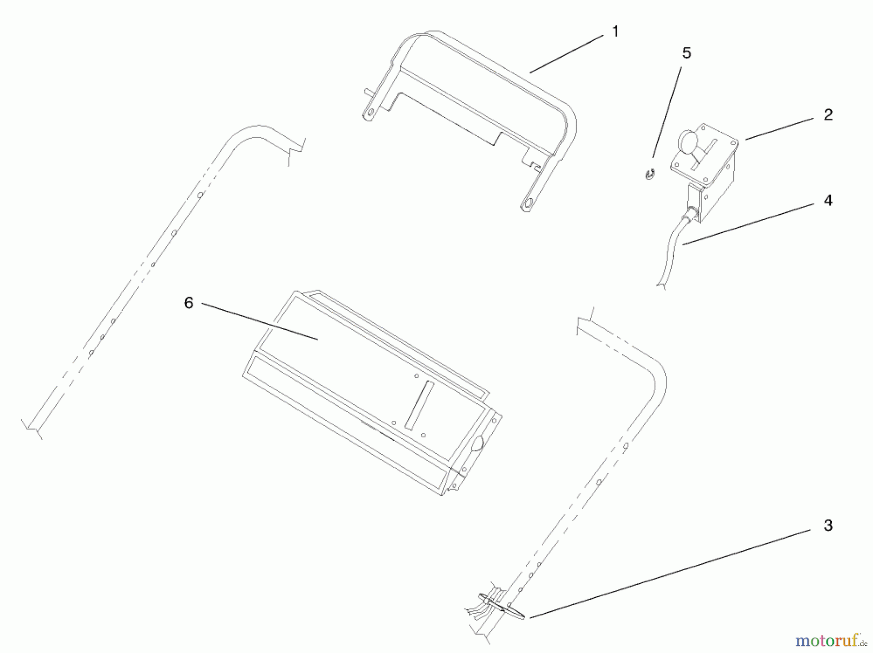  Toro Neu Accessories, Mower 98-9240 - Toro Proline Conversion Kit, GTS 200 BBC Engine HANDLE CONTROL ASSEMBLY