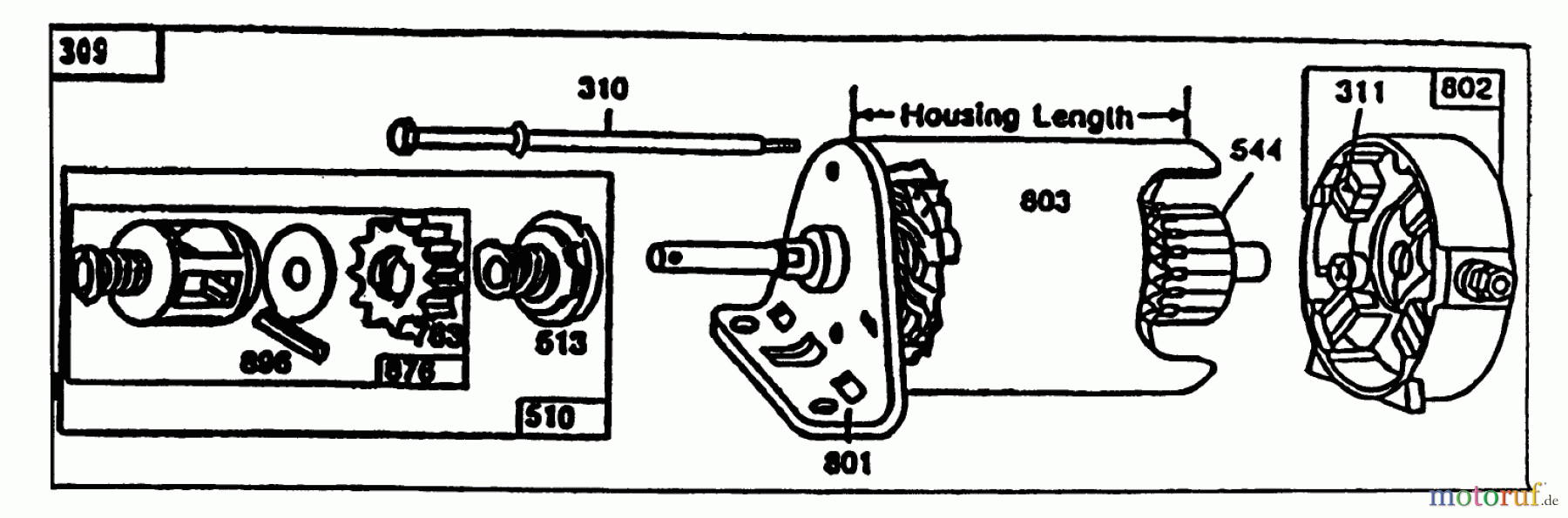  Toro Neu Mowers, Rear-Engine Rider 56190 (10-32) - Toro 10-32 Recycler Rider, 1992 (2000001-2999999) STARTER-NO, 257707-0124-01