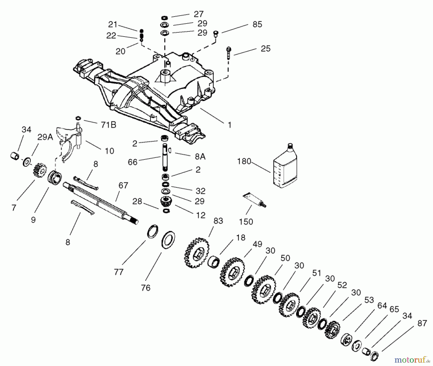  Toro Neu Mowers, Rear-Engine Rider 70125 (13-32G) - Toro 13-32G Rear Engine Rider, 2002 (220000001-220999999) COVER ASSEMBLY PEERLESS NO. MST205-542D