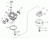 Toro 10510 - 21" Rear Bagging Lawnmower, 1981 (1000001-1999999) Ersatzteile CARBURETOR NO. 632050