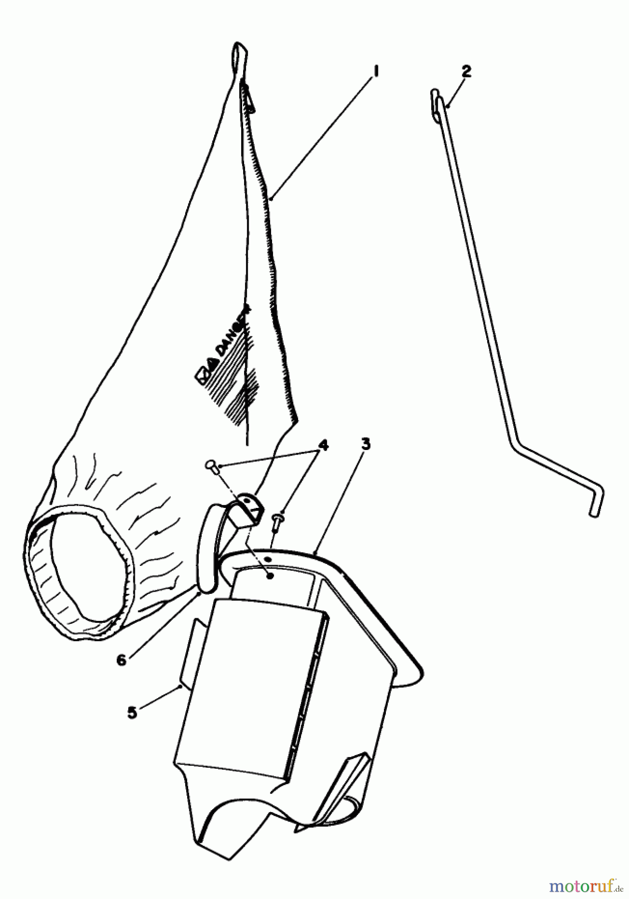  Toro Neu Mowers, Walk-Behind Seite 1 16401 - Toro Side Discharge Mower, 1992 (2000001-2999999) BAGGING KIT NO. 47-6510 (OPTIONAL)