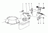 Toro 16585 - Lawnmower, 1991 (1000001-1999999) Ersatzteile BRAKE ASSEMBLY