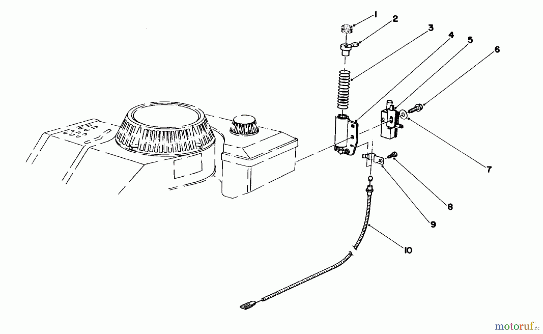  Toro Neu Mowers, Walk-Behind Seite 1 16780 - Toro Lawnmower, 1984 (4000001-4999999) BRAKE ASSEMBLY