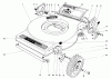 Toro 16880 - Lawnmower, 1982 (2000001-2999999) Ersatzteile MOWER HOUSING (MODEL NO. 16880)