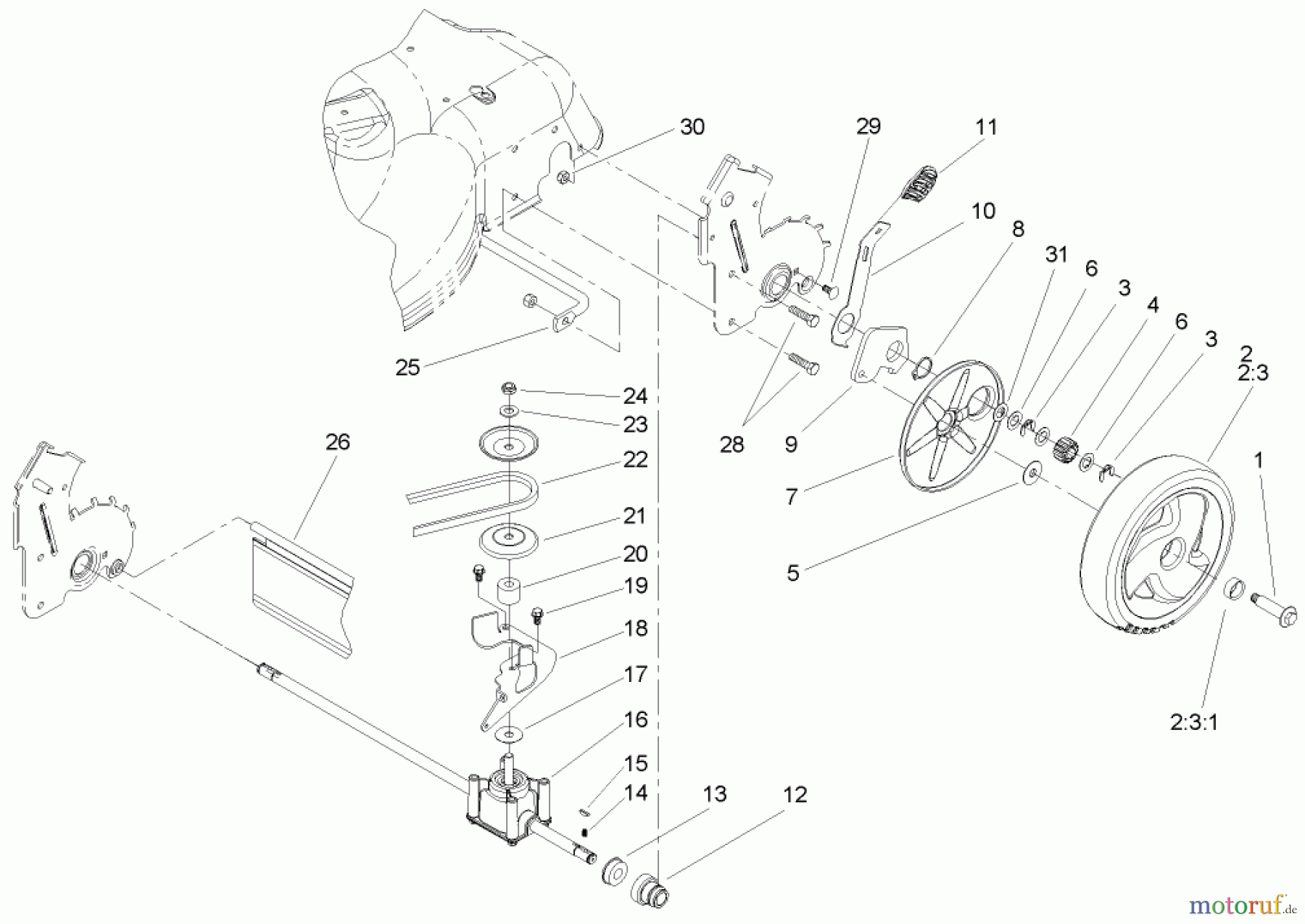  Toro Neu Mowers, Walk-Behind Seite 1 20017 - Toro 22