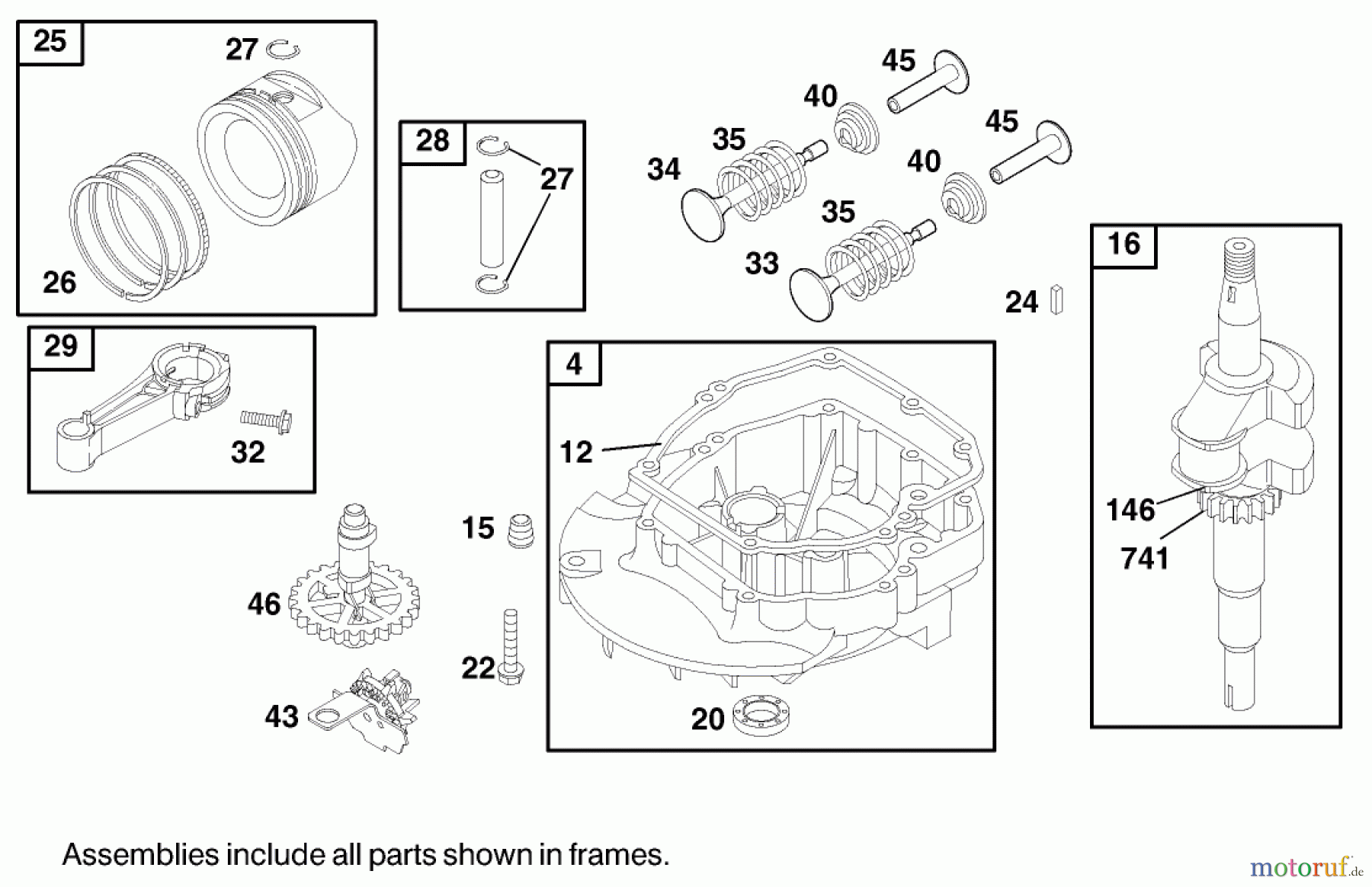  Toro Neu Mowers, Walk-Behind Seite 1 20022 (R-21S) - Toro Recycler Mower, R-21S, 2000 (200000001-200999999) ENGINE BRIGGS & STRATTON MODEL 12H802-1767-E1 #2