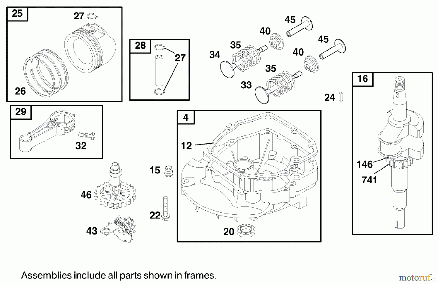  Toro Neu Mowers, Walk-Behind Seite 1 20025 - Toro Recycler Mower, 2000 (200000001-200999999) ENGINE BRIGGS & STRATTON MODEL 12J802-2368-E1 #2