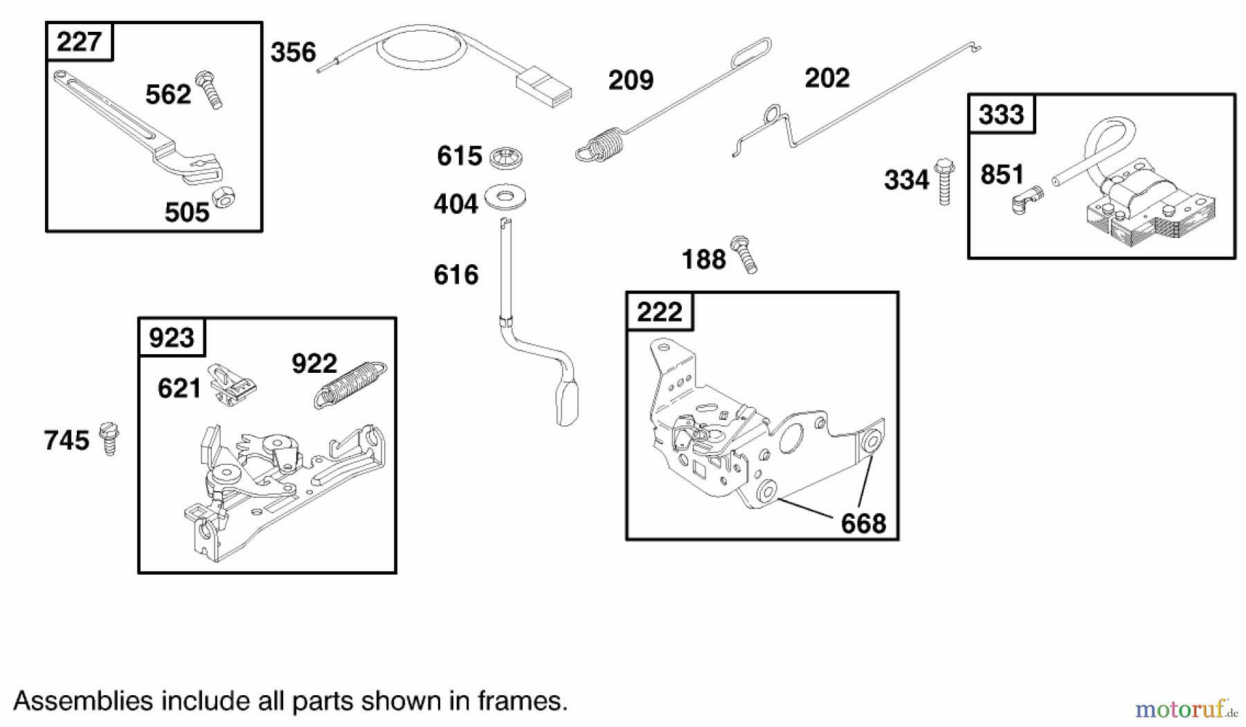  Toro Neu Mowers, Walk-Behind Seite 1 20025 - Toro Recycler Mower, 2000 (200000001-200999999) ENGINE BRIGGS & STRATTON MODEL 12J802-2368-E1 #4