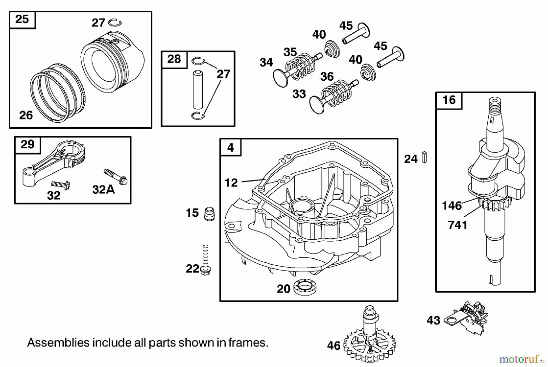  Toro Neu Mowers, Walk-Behind Seite 1 20028 - Toro Recycler Mower, 2001 (210000001-210999999) ENGINE BRIGGS & STRATTON MODEL 12J802-2369-B1 #2