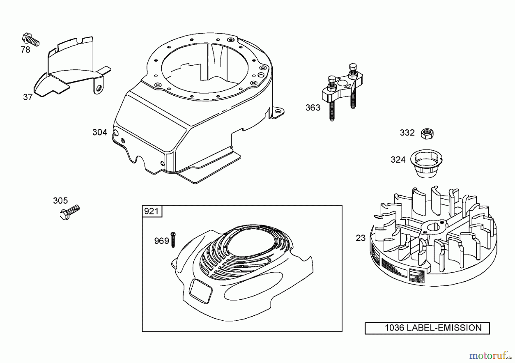  Toro Neu Mowers, Walk-Behind Seite 1 20053 - Toro Super Recycler Lawn Mower, 2006 (260000001-260999999) BLOWER HOUSING ASSEMBLY BRIGGS AND STRATTON 125K02-0189-E1