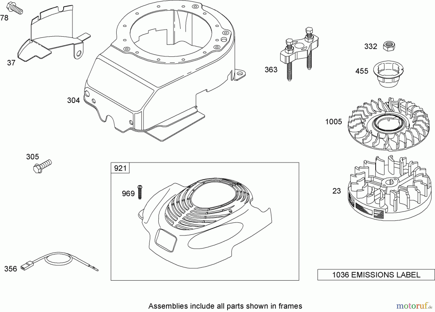  Toro Neu Mowers, Walk-Behind Seite 1 20056 - Toro Super Recycler Lawn Mower, 2007 (270000001-270999999) BLOWER HOUSING ASSEMBLY BRIGGS AND STRATTON 126T02-0209-B1