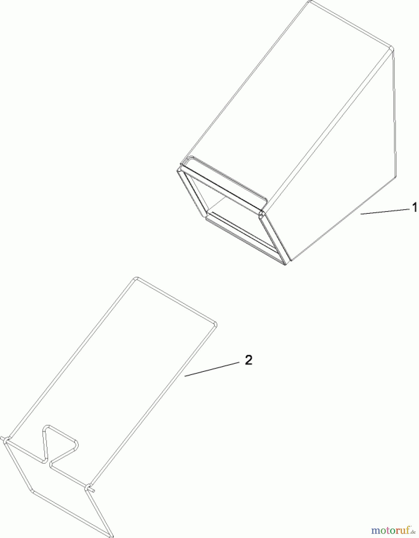  Toro Neu Mowers, Walk-Behind Seite 1 20092 - Toro Super Recycler Lawn Mower, 2008 (280000001-280999999) BAG ASSEMBLY