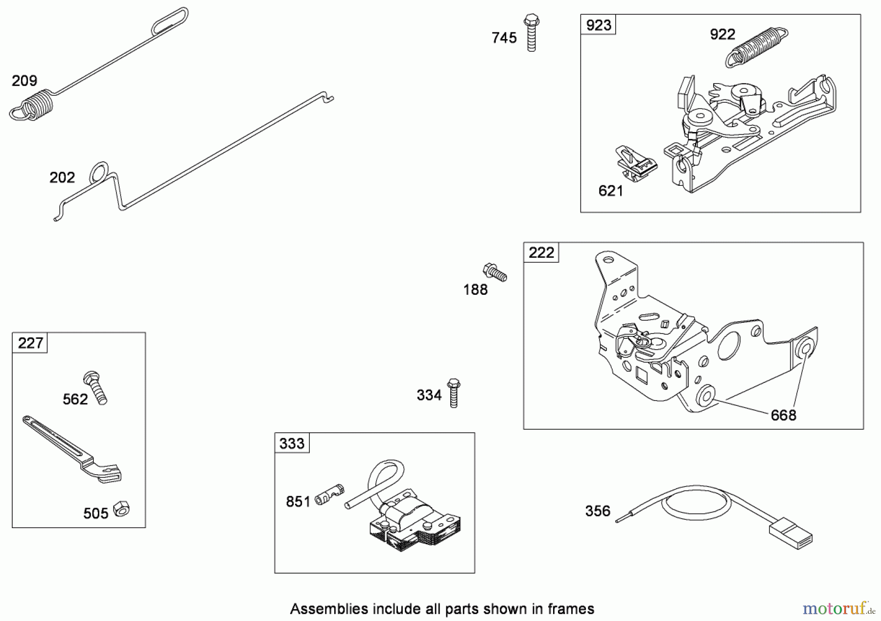  Toro Neu Mowers, Walk-Behind Seite 1 20092 - Toro Super Recycler Lawn Mower, 2008 (280000001-280999999) GOVERNOR ASSEMBLY BRIGGS AND STRATTON 126T02-0224-B1