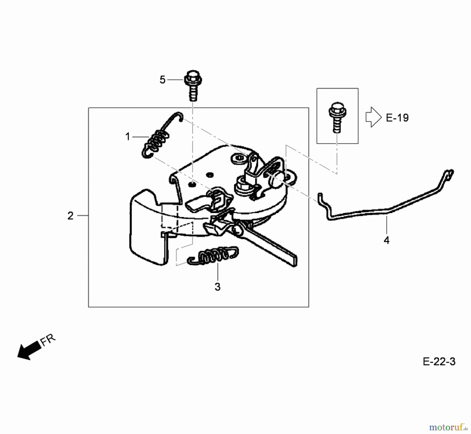  Toro Neu Mowers, Walk-Behind Seite 1 20192 - Toro Super Bagger Lawn Mower, 2009 (290000001-290999999) CHOKE BASE ASSEMBLY HONDA GCV160L AS3A