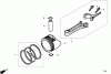 Toro 20192 - Super Bagger Lawn Mower, 2009 (290000001-290999999) Ersatzteile PISTON AND CONNECTING ROD ASSEMBLY HONDA GCV160L AS3A