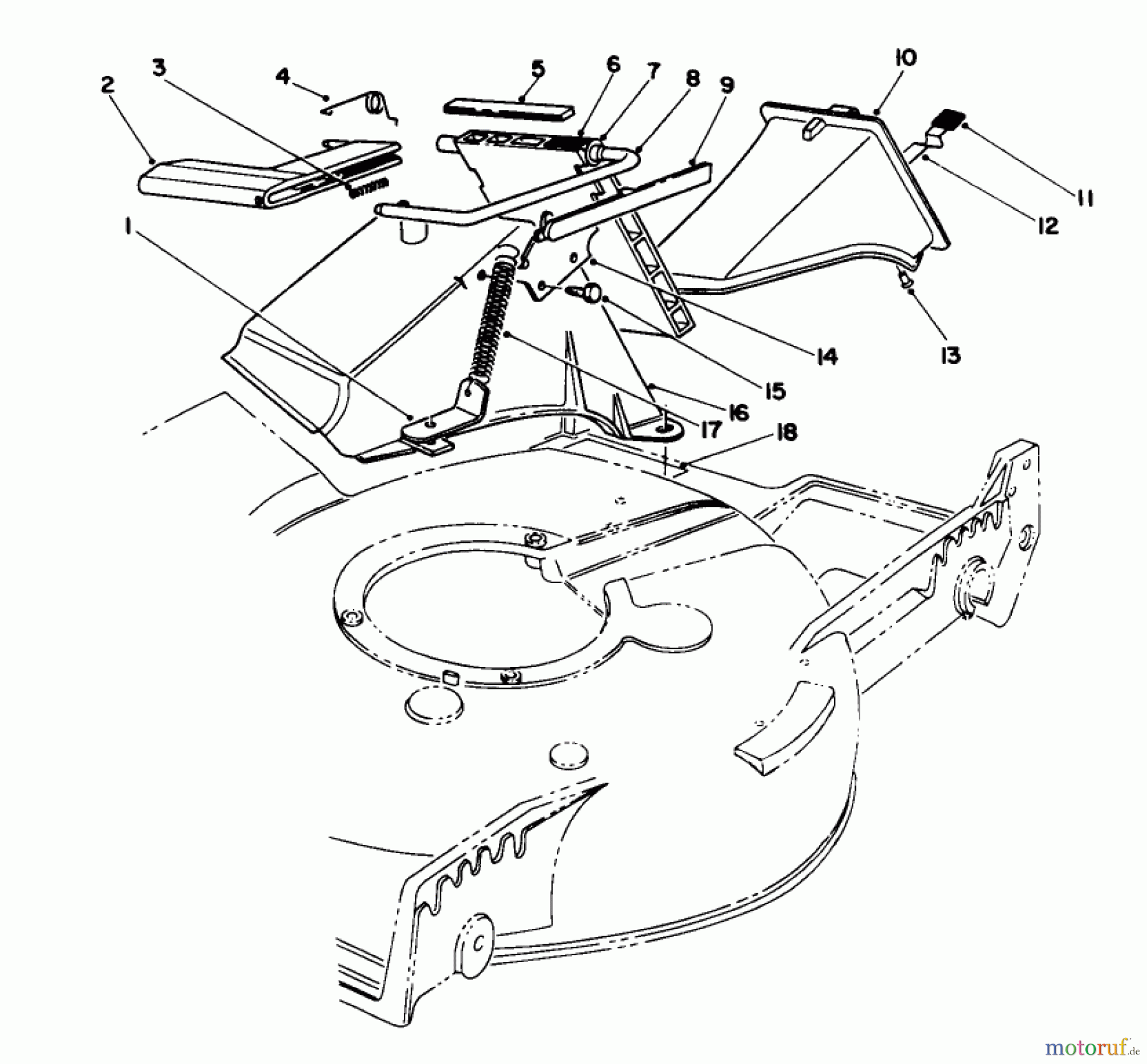  Toro Neu Mowers, Walk-Behind Seite 1 20210 - Toro Lawnmower, 1991 (1000001-1999999) RECYCLER BAGGING KIT MODEL NO. 59174 (OPTIONAL) #1