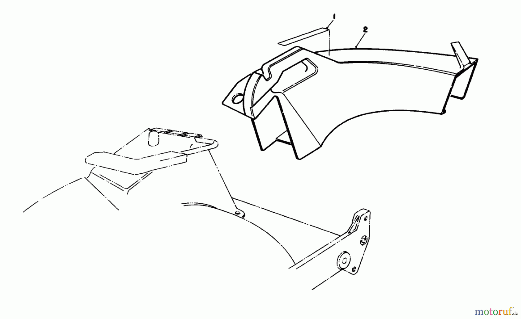  Toro Neu Mowers, Walk-Behind Seite 1 20213 - Toro Lawnmower, 1991 (1000001-1999999) SIDE DISCHARGE CHUTE MODEL NO. 59168 (OPTIONAL)