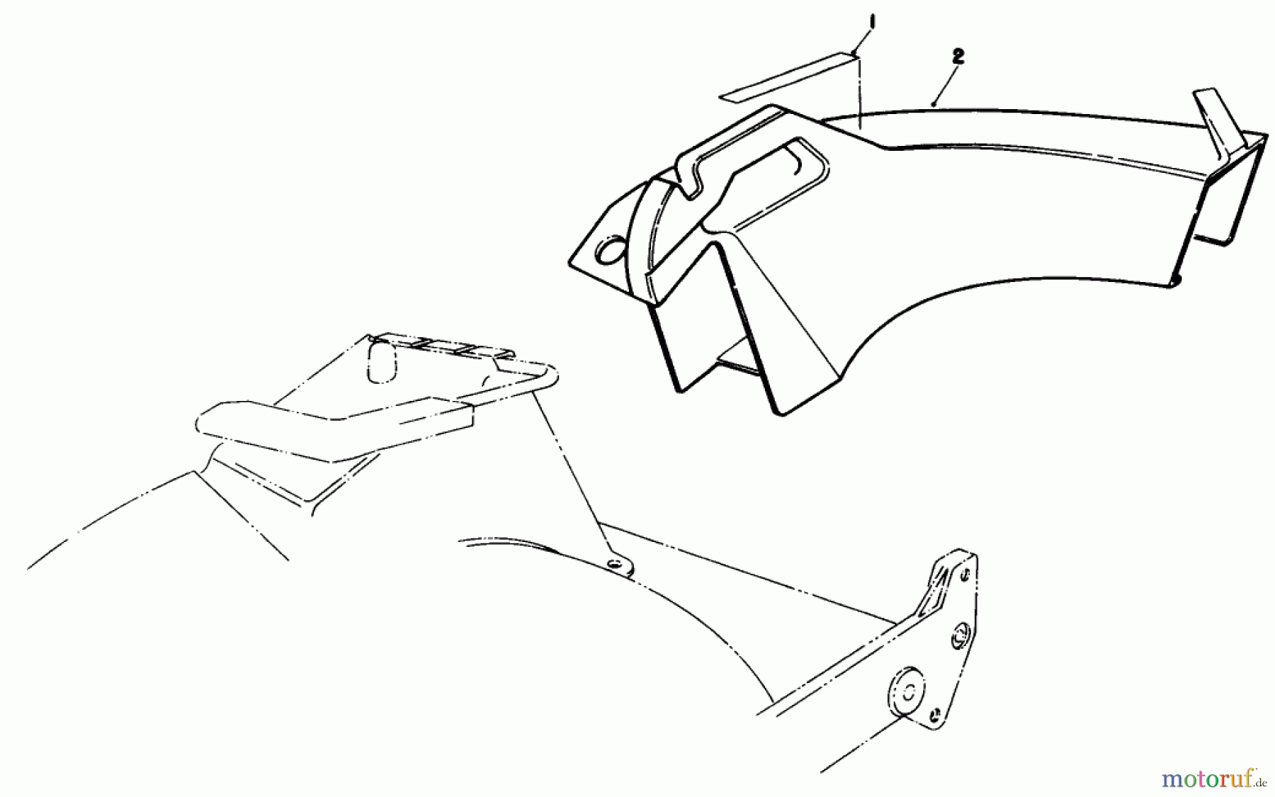  Toro Neu Mowers, Walk-Behind Seite 1 20320 - Toro Lawnmower, 1992 (2000001-2999999) SIDE DISCHARGE CHUTE MODEL NO. 59168 (OPTIONAL)