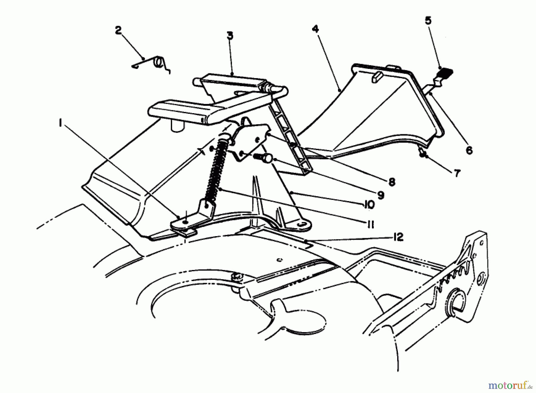  Toro Neu Mowers, Walk-Behind Seite 1 20322 - Toro Lawnmower, 1992 (2000001-2999999) RECYCLER BAGGING KIT MODEL NO. 59174 (OPTIONAL) #1