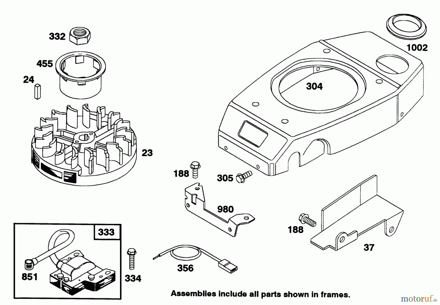  Toro Neu Mowers, Walk-Behind Seite 1 20328B - Toro Lawnmower, 1992 (2000001-2999999) ENGINE BRIGGS & STRATTON MODEL 97772-0112-01 #6