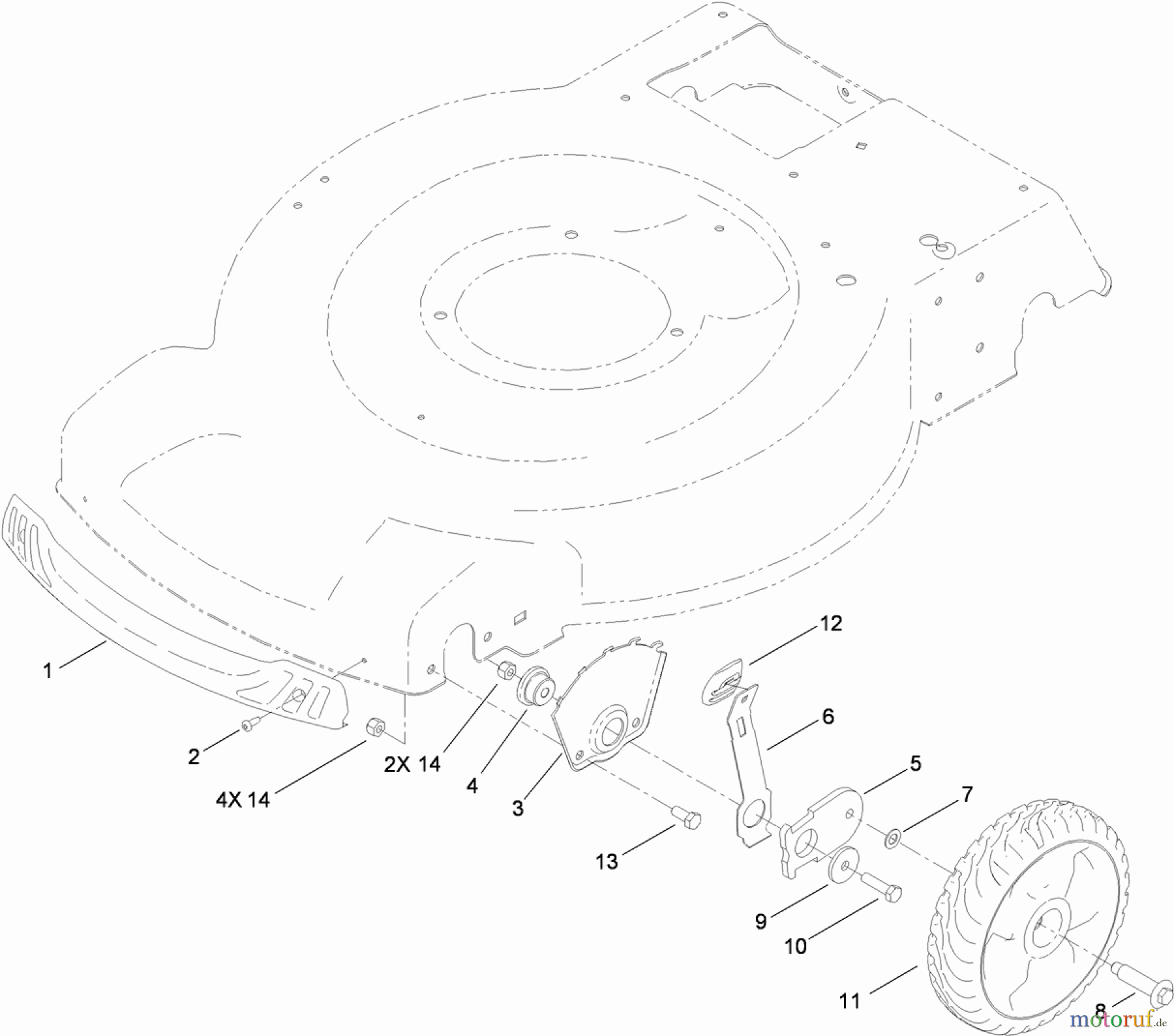  Toro Neu Mowers, Walk-Behind Seite 1 20332C - Toro 22