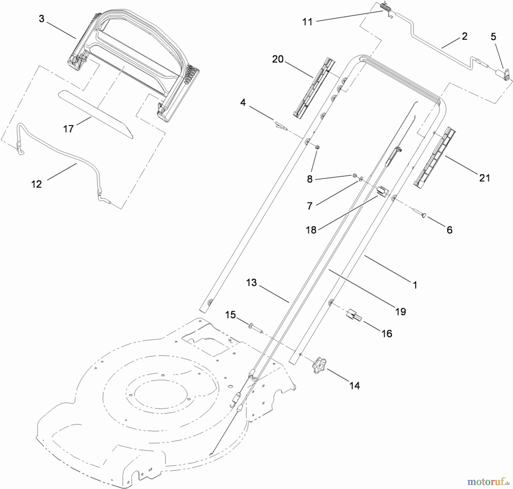  Toro Neu Mowers, Walk-Behind Seite 1 20332C - Toro 22