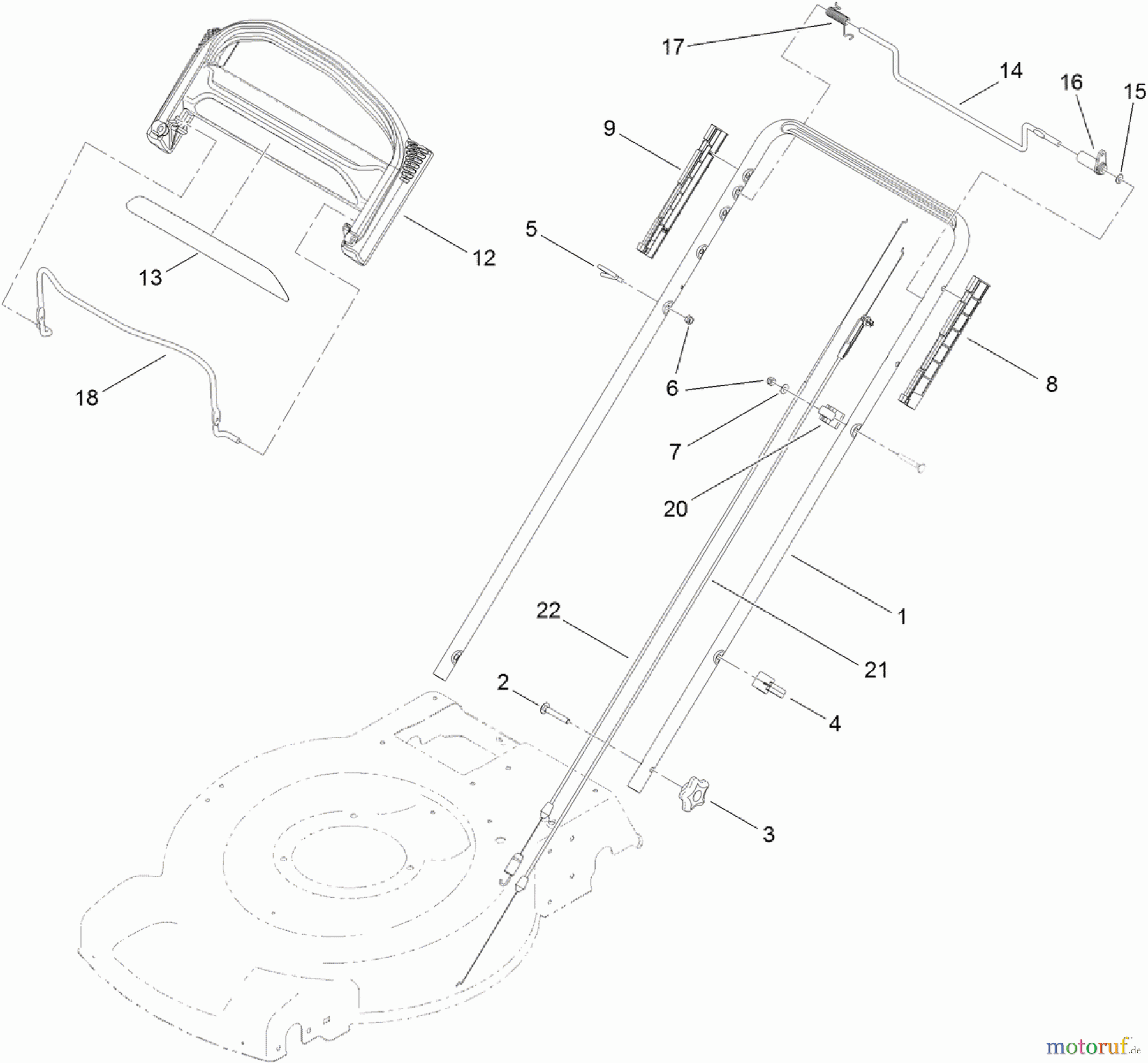  Toro Neu Mowers, Walk-Behind Seite 1 20334C - Toro 22