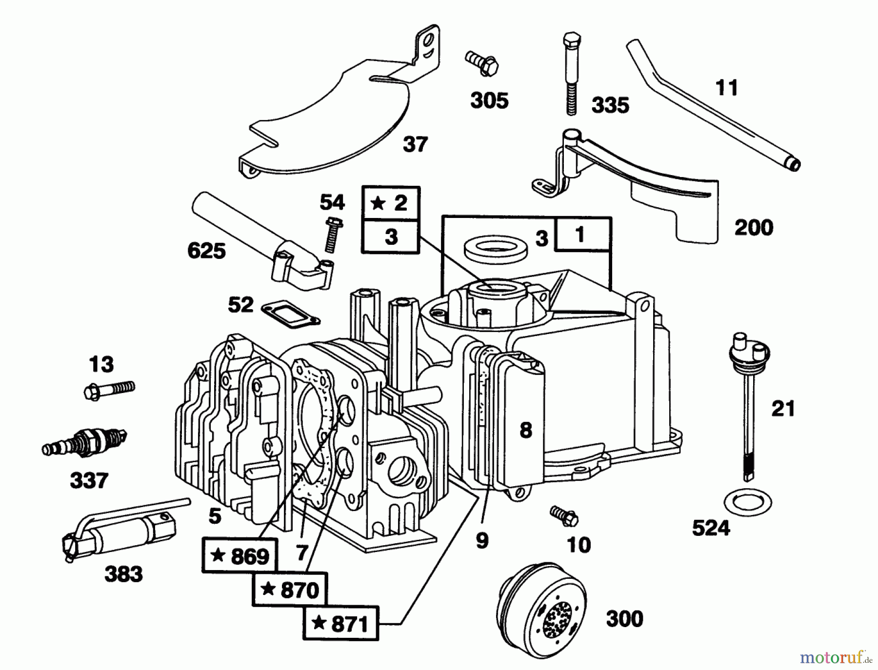  Toro Neu Mowers, Walk-Behind Seite 1 20432 - Toro Lawnmower, 1993 (39000001-39999999) ENGINE BRIGGS & STRATTON MODEL 95902-3154-01 #1