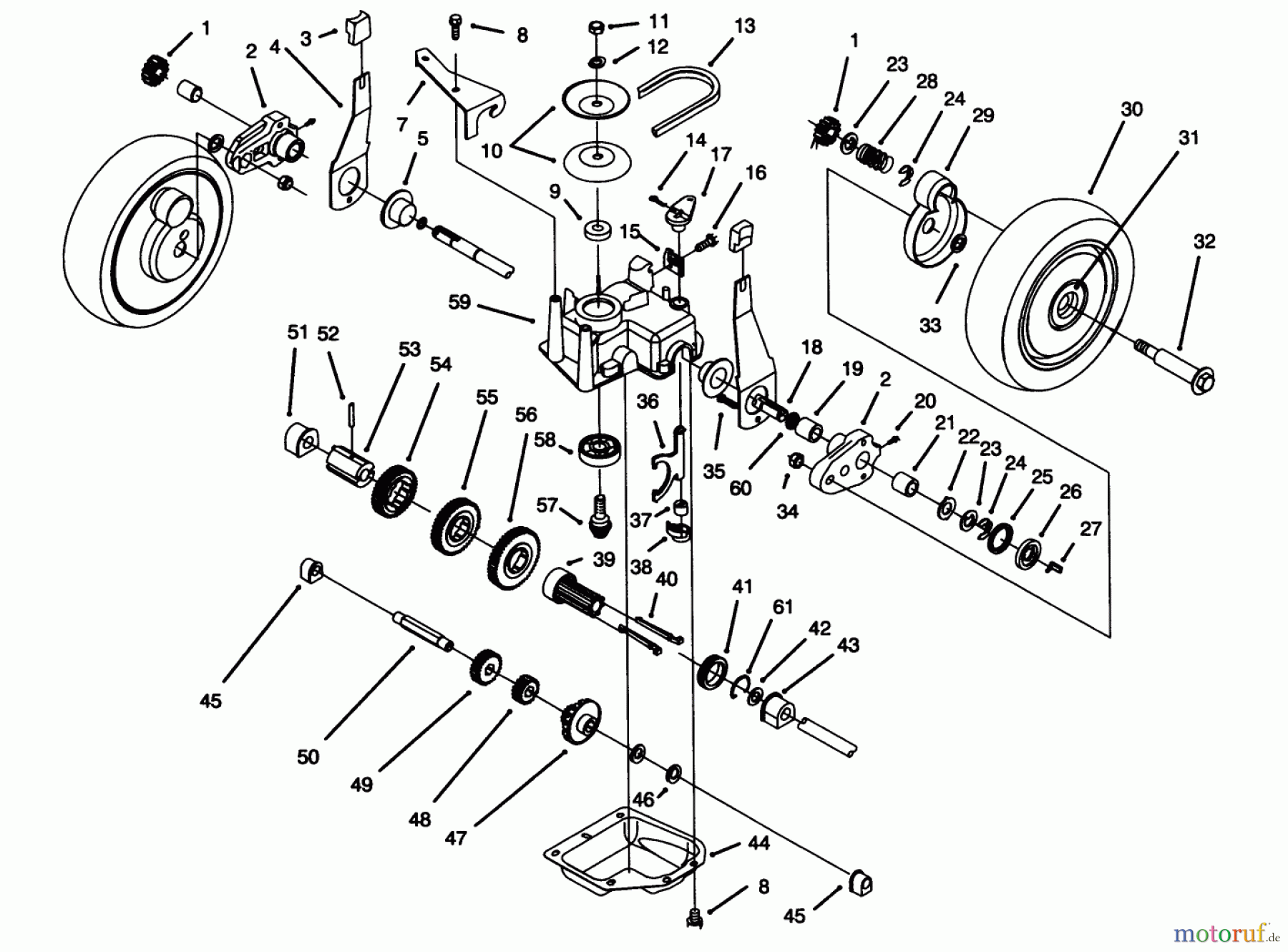  Toro Neu Mowers, Walk-Behind Seite 1 20436WF - Toro 21