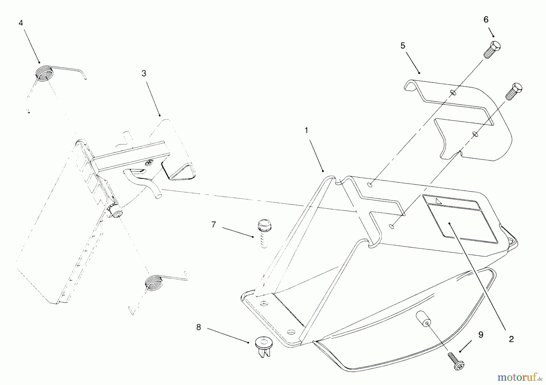  Toro Neu Mowers, Walk-Behind Seite 1 20453 - Toro Lawnmower, 1996 (6900001-6999999) REAR BAGGING ASS-Y (MODEL NO. 20453 ONLY) #1