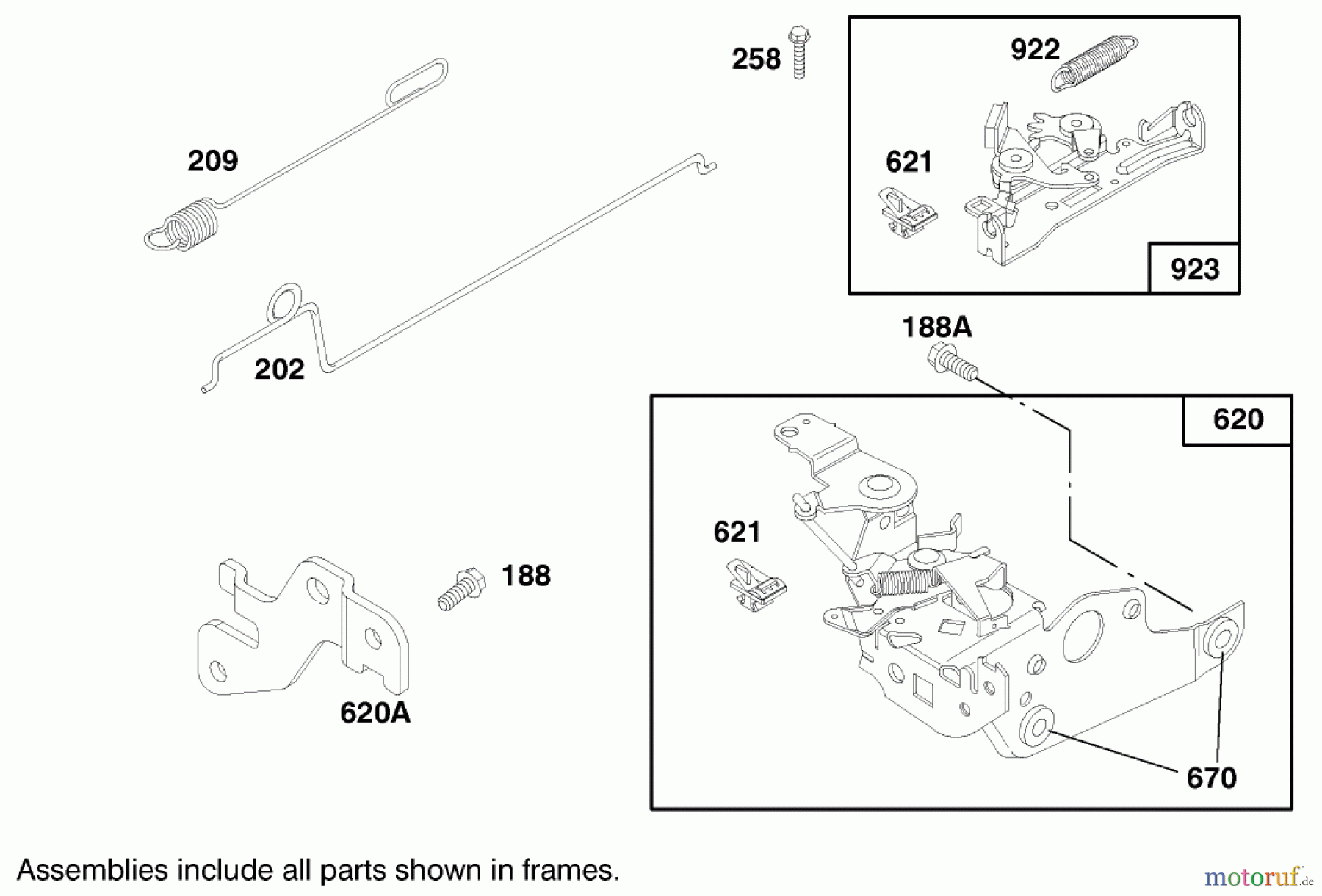  Toro Neu Mowers, Walk-Behind Seite 1 20457 - Toro Lawnmower, 1997 (7900001-7999999) ENGINE BRIGGS & STRATTON MODEL 12H802-1758-A1 #4