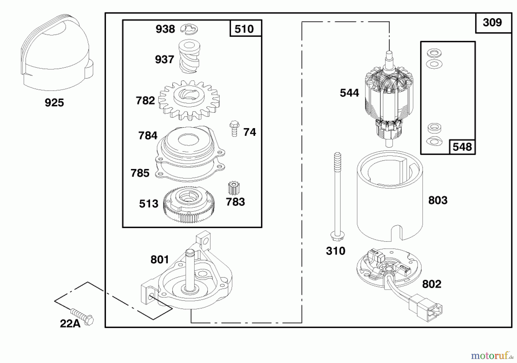  Toro Neu Mowers, Walk-Behind Seite 1 20466 - Toro Lawnmower, 1996 (6900001-6999999) ENGINE GTS 150 (MODEL NO. 20466 ONLY) #9