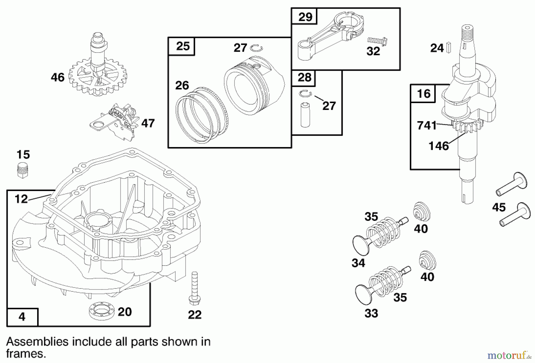  Toro Neu Mowers, Walk-Behind Seite 1 20494 (SR-21S) - Toro Super Recycler Mower, SR-21S, 1998 (8900001-8999999) ENGINE BRIGGS & STRATTON MODEL 12H802-1758-E1 #2