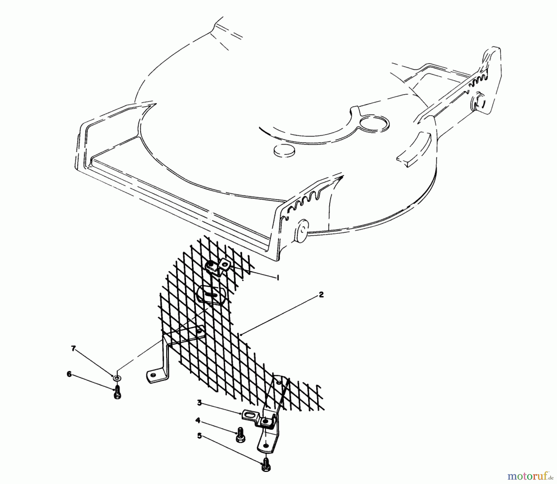  Toro Neu Mowers, Walk-Behind Seite 1 20526 - Toro Lawnmower, 1987 (7000001-7999999) LEAF SHREDDER KIT MODEL NO. 59157 (OPTIONAL)