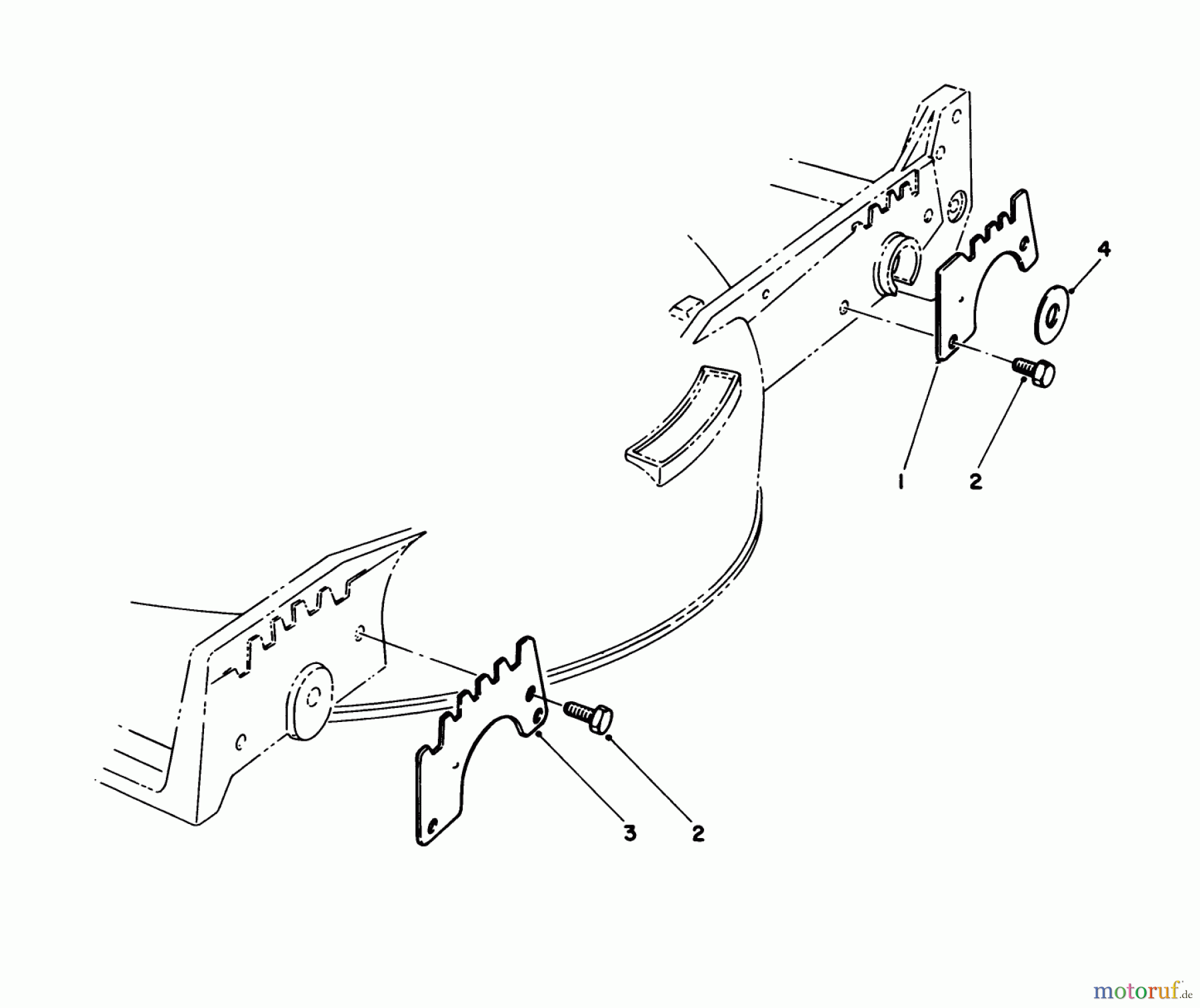  Toro Neu Mowers, Walk-Behind Seite 1 20526 - Toro Lawnmower, 1988 (8000001-8999999) WEAR PLATE KIT MODEL NO. 49-4080 (OPTIONAL)