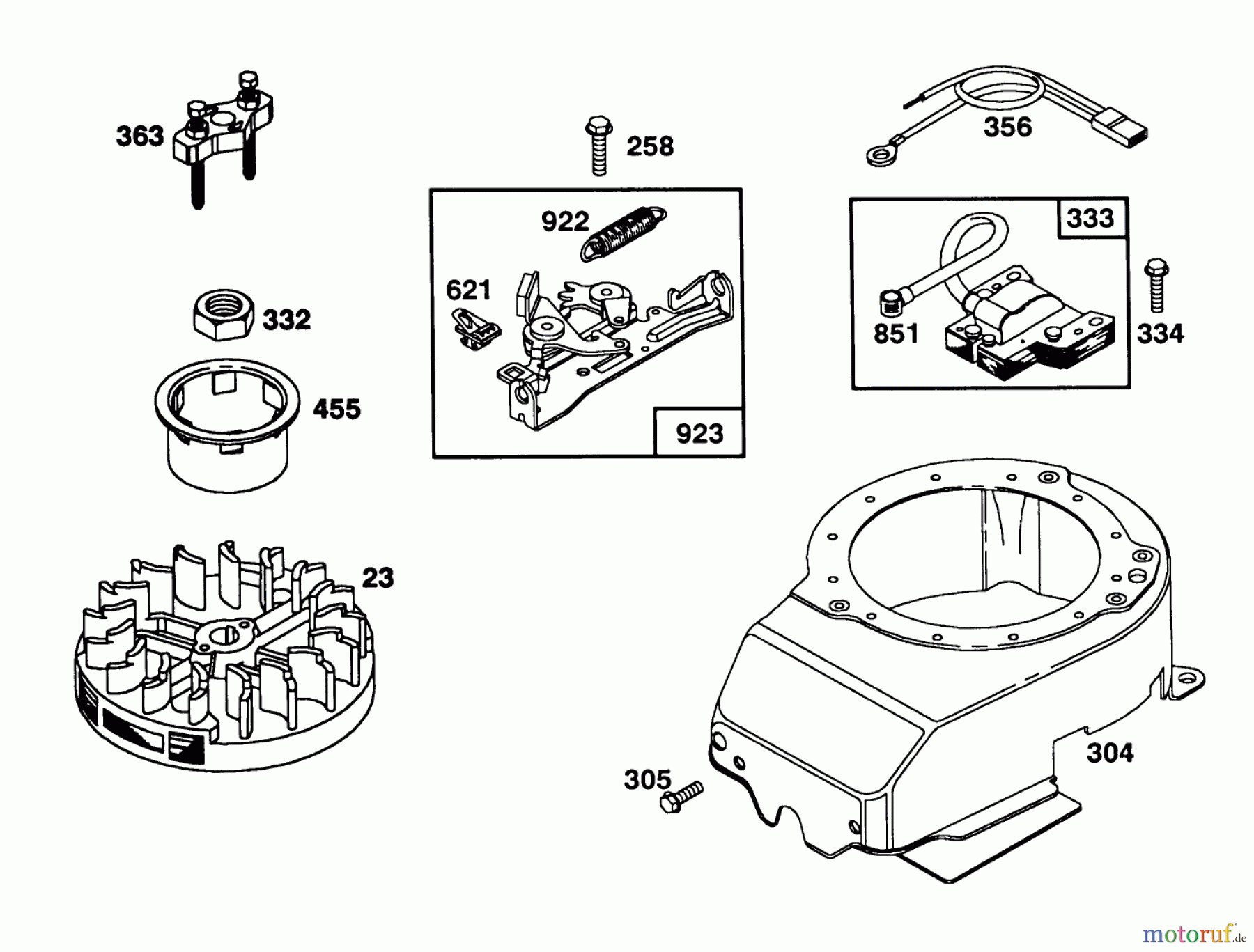  Toro Neu Mowers, Walk-Behind Seite 1 20563 - Toro Lawnmower, 1991 (1000001-1999999) ENGINE MODEL 124702-3115-01 #6