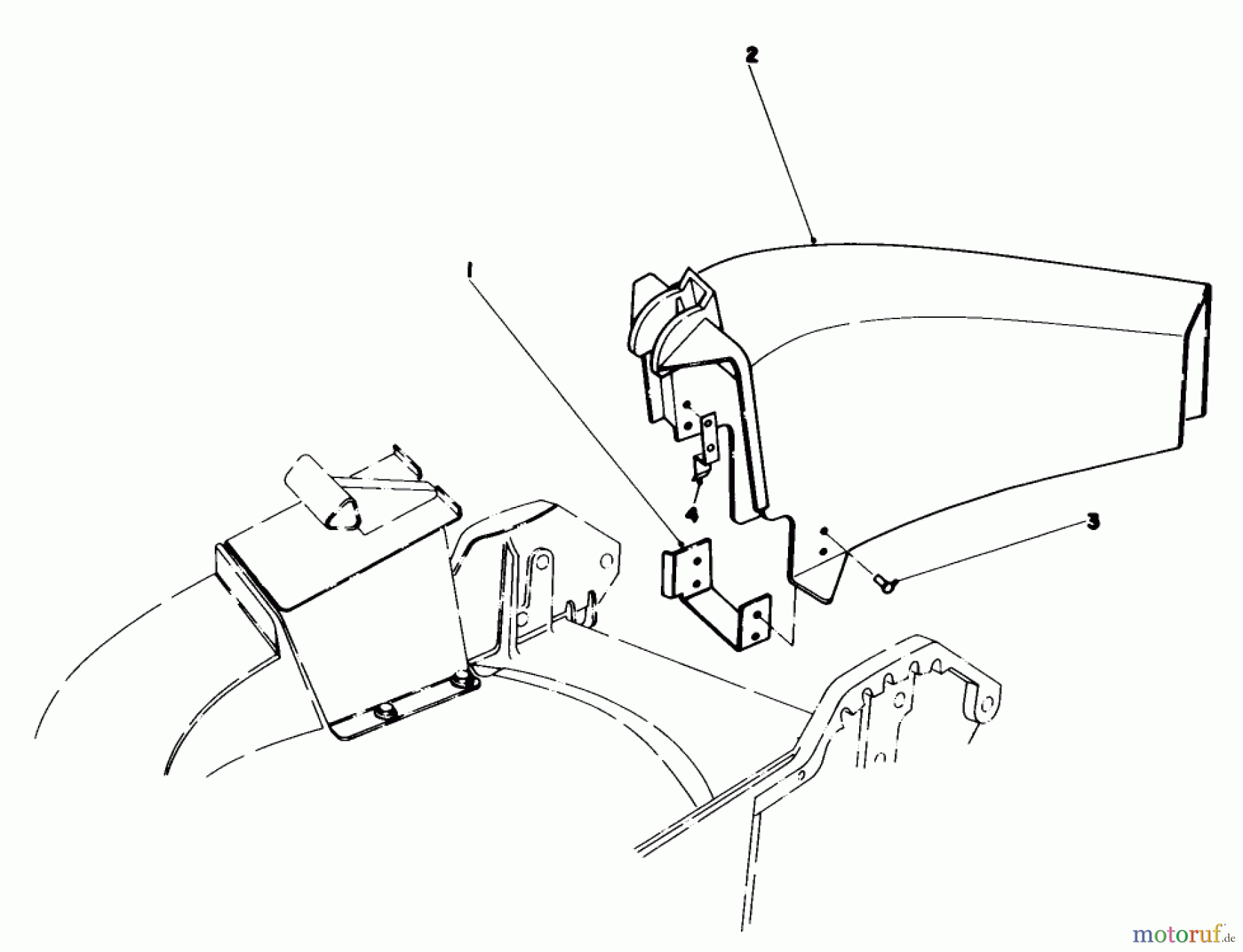  Toro Neu Mowers, Walk-Behind Seite 1 20574 - Toro Lawnmower, 1984 (4000001-4999999) SIDE DISCHARGE KIT NO. 59107 (OPTIONAL)