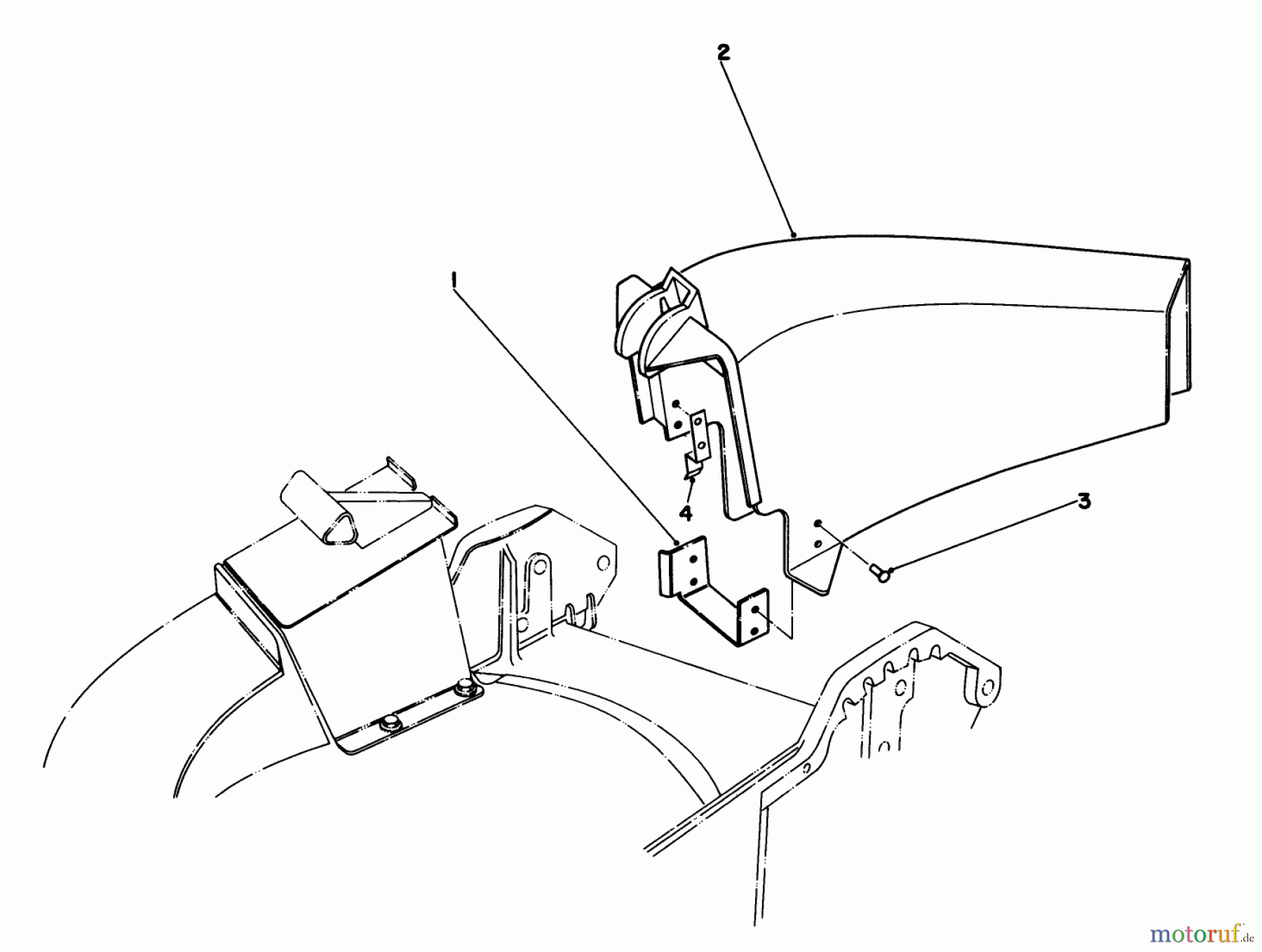  Toro Neu Mowers, Walk-Behind Seite 1 20574 - Toro Lawnmower, 1988 (8000001-8999999) SIDE DISCHARGE KIT NO. 59107 (OPTIONAL)