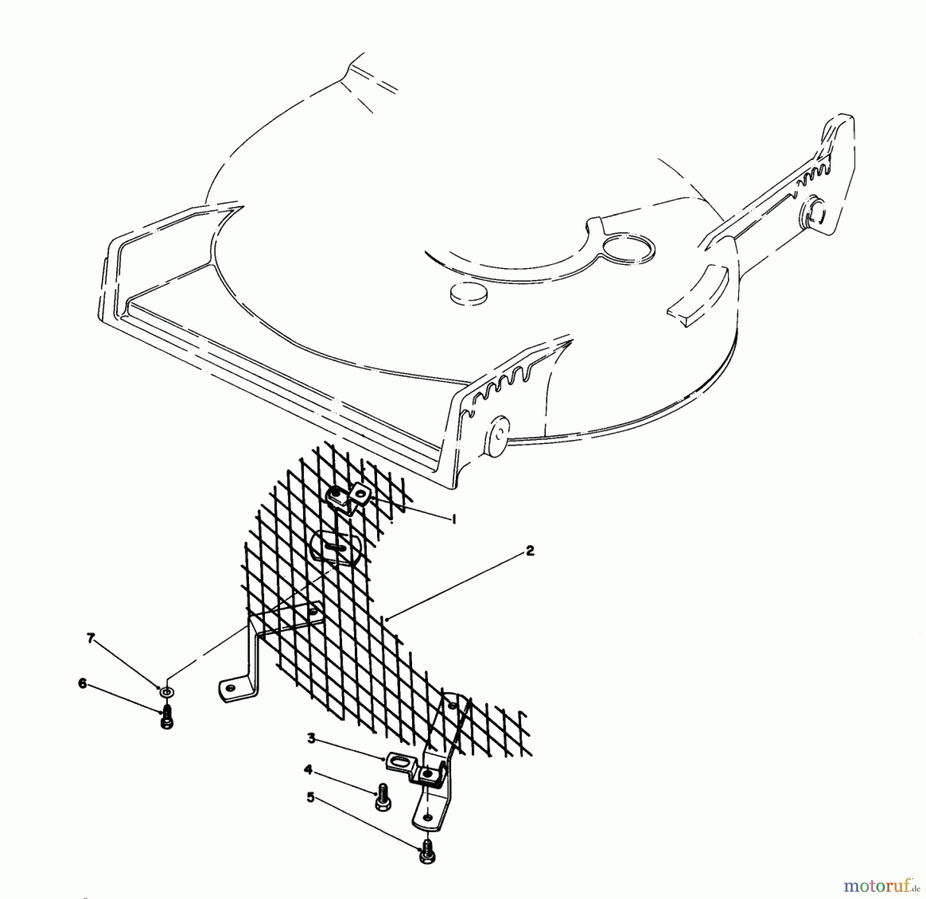  Toro Neu Mowers, Walk-Behind Seite 1 20581C - Toro Lawnmower, 1988 (8000001-8999999) LEAF SHREDDER KIT MODEL NO. 59157 (OPTIONAL)