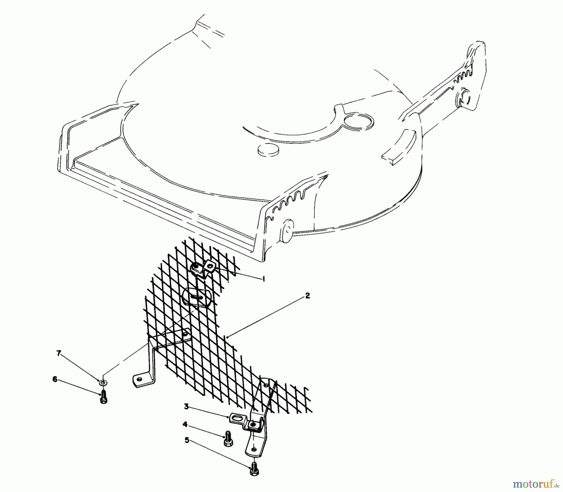  Toro Neu Mowers, Walk-Behind Seite 1 20584 - Toro Lawnmower, 1987 (7000001-7999999) LEAF SHREDDER KIT MODEL NO. 59157 (OPTIONAL)