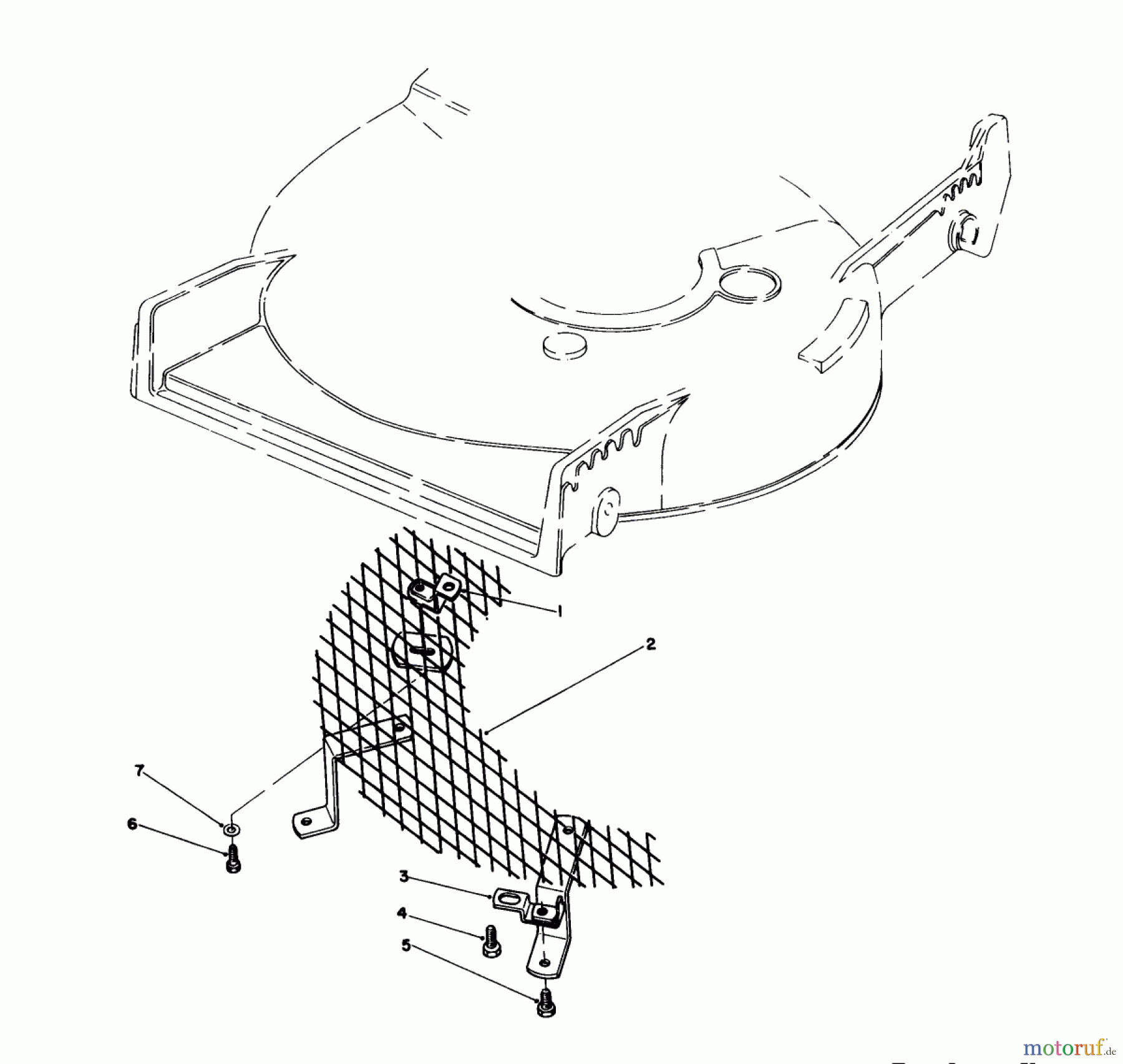  Toro Neu Mowers, Walk-Behind Seite 1 20584 - Toro Lawnmower, 1988 (8000001-8999999) LEAF SHREDDER KIT MODEL NO. 59157 (OPTIONAL)